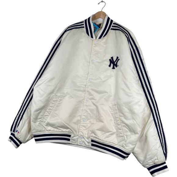 Vintage Adidas New York Yankees Bomber Light Jacket XL - Picture 3 of 7